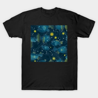 Angler fish - blue T-Shirt